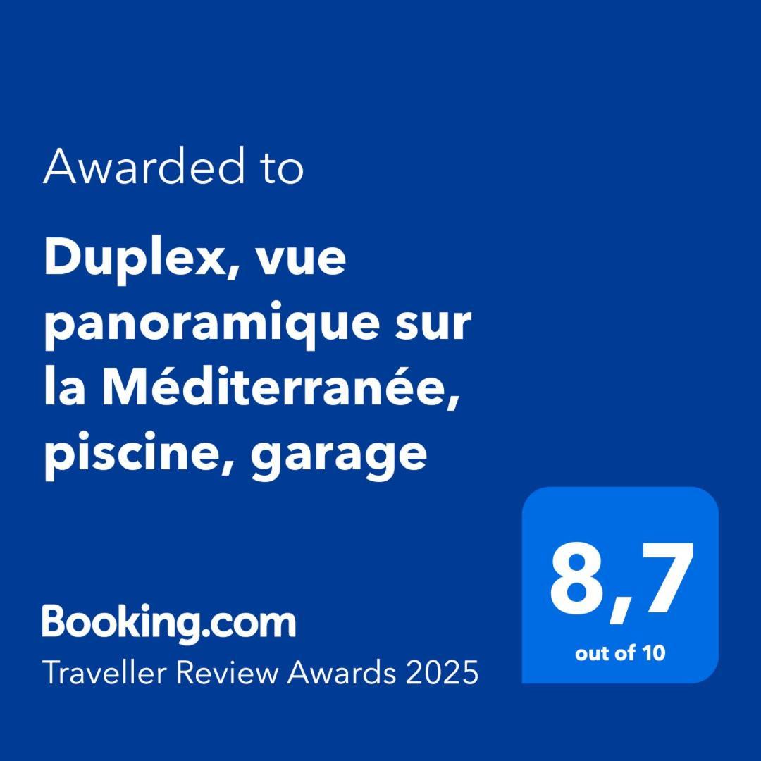 Duplex, Vue Panoramique Sur La Mediterranee, Piscine, Garage Saint-Raphaël 외부 사진